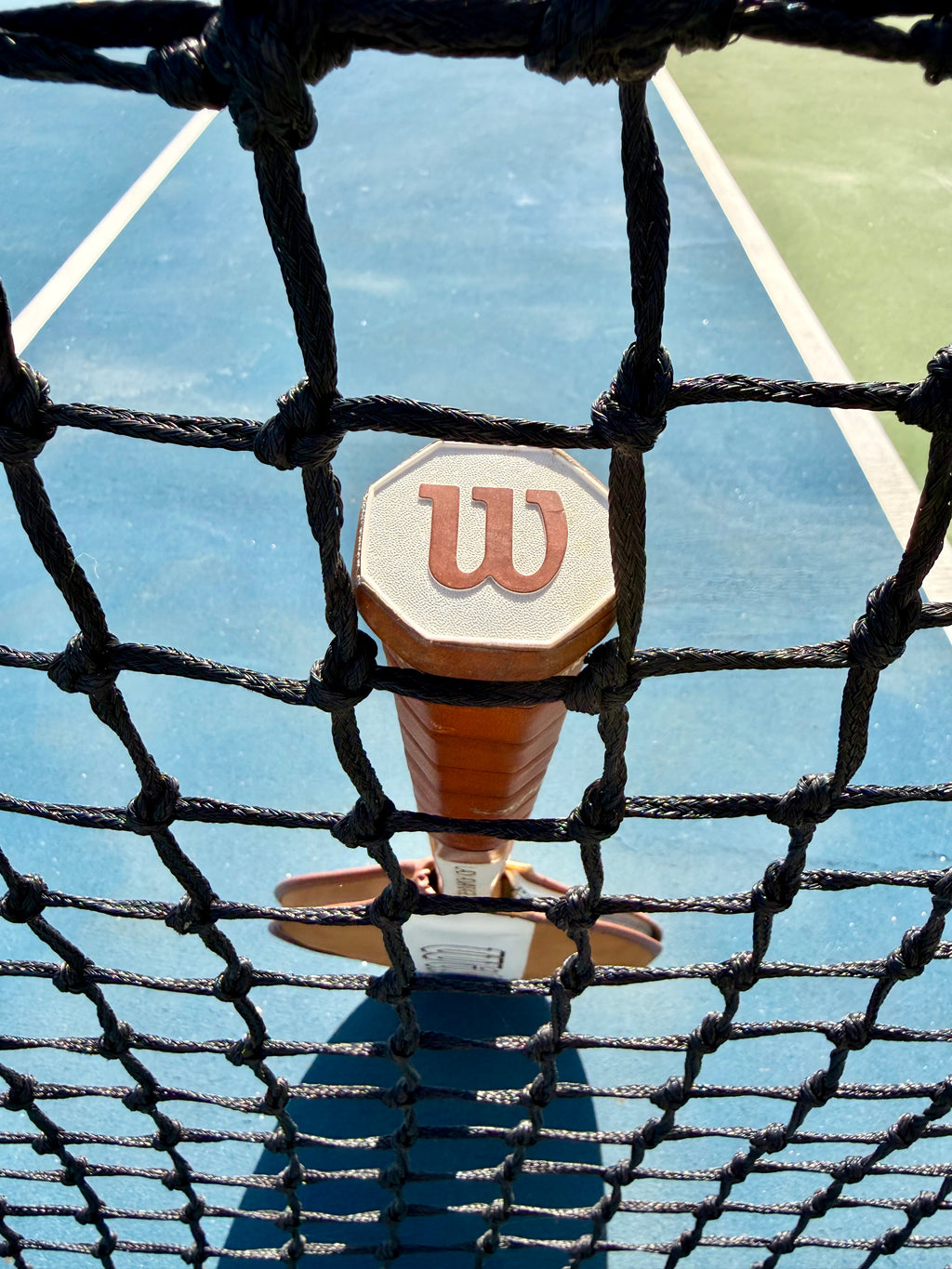 Vintage Wilson Lady Advantage Tennis Racket – Genuine Leather Grip, UK-Made